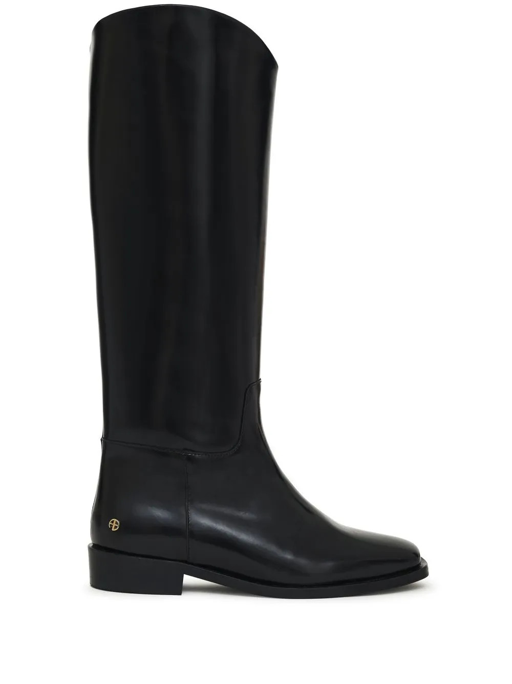 ANINE BING Kari Leather Riding Boots - Farfetch | Farfetch Global