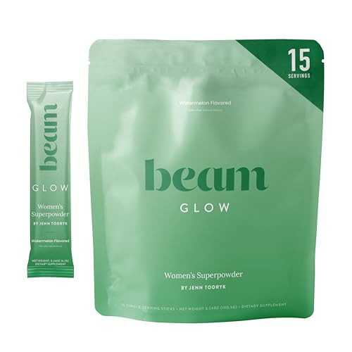 Beam Glow Hormone Balance Supplement for Women – Cortisol Supplement for Women, PMS Relief Supplement, Perimenopause & PCOS Support, Womens Vitamins, Thyroid Support with Ashwagandha & Selenium | Amazon (US)