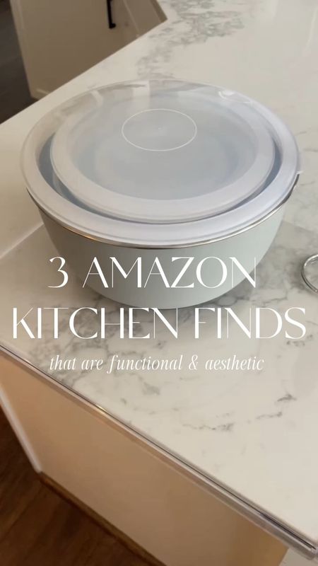 3 Amazon kitchen finds that are functional & aesthetic - home finds 

#LTKhome