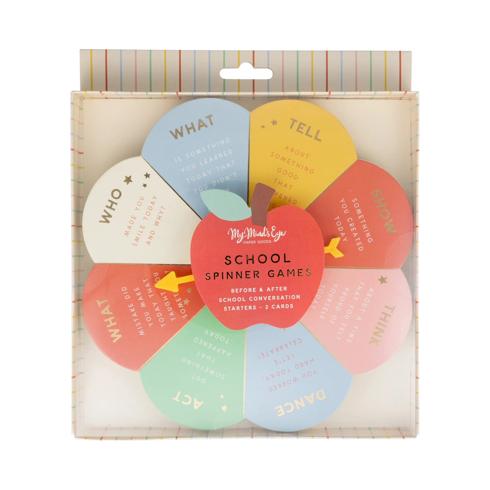 Back to School Spinner Game | My Mind's Eye