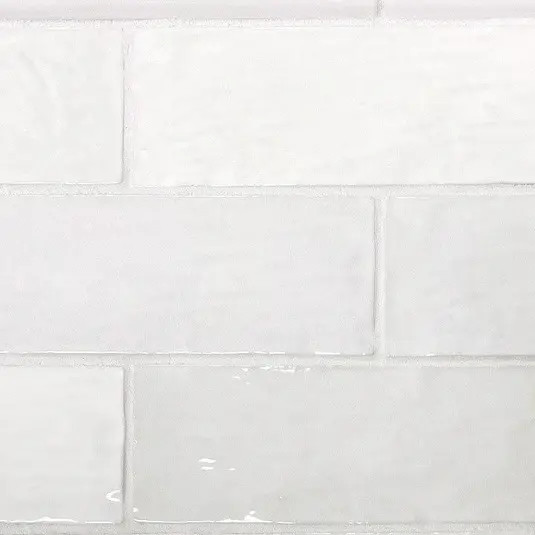 La Riviera Blanc Ceramic Subway Tile 2.5x8 | Tile Club