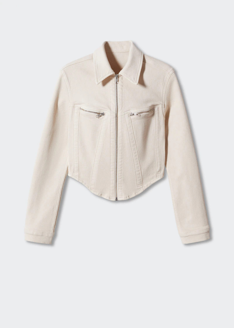 Rounded hem jacket | MANGO (US)
