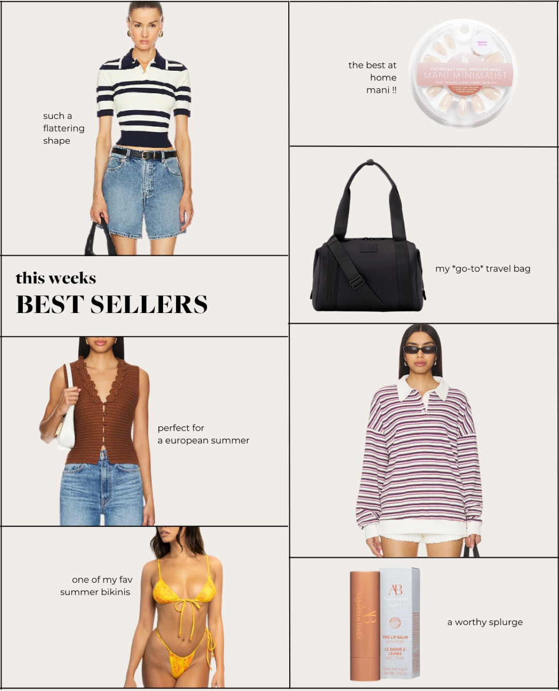 this weeks best sellers | summer favorites, revolve favorites, summer fashion, summer best sellers 

#LTKStyleTip #LTKFindsUnder100 #LTKSwim