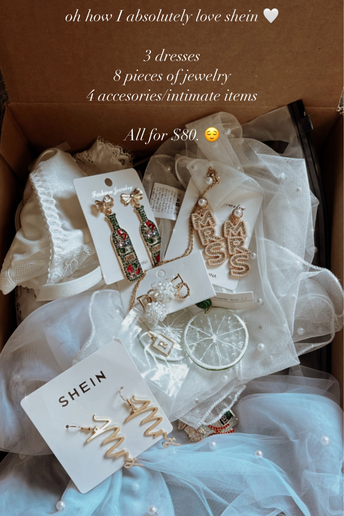 The perfect wedding accessories on a budget. #wedding #engaged #bride , bride earrings, bachelorette earrings 