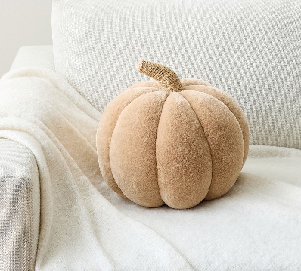 Faux Fur Pumpkin Pillow PinterestFacebookXCopy Link Email Print | Pottery Barn (US)