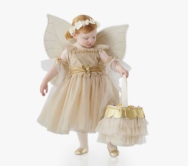 Toddler Gold Glitter Fairy Costume | Pottery Barn Kids | Pottery Barn Kids
