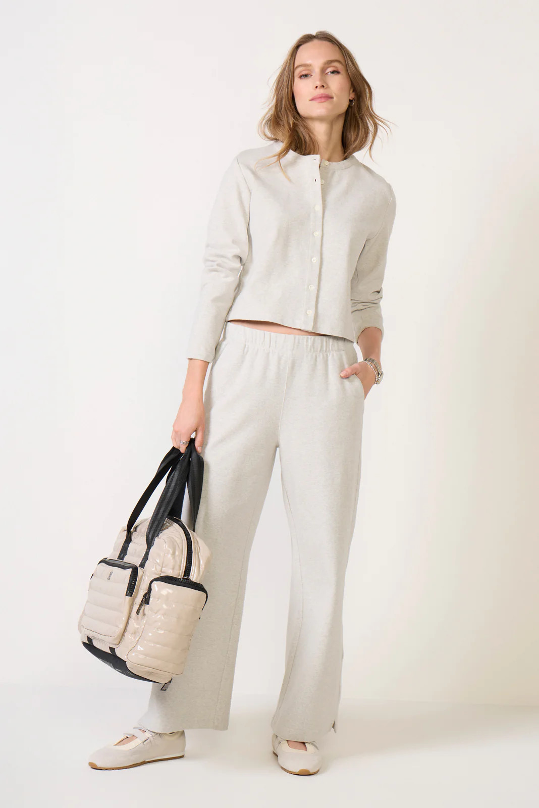 ALEX MILL Women's Coco Sport Pants, Size XL, Grey | Evereve