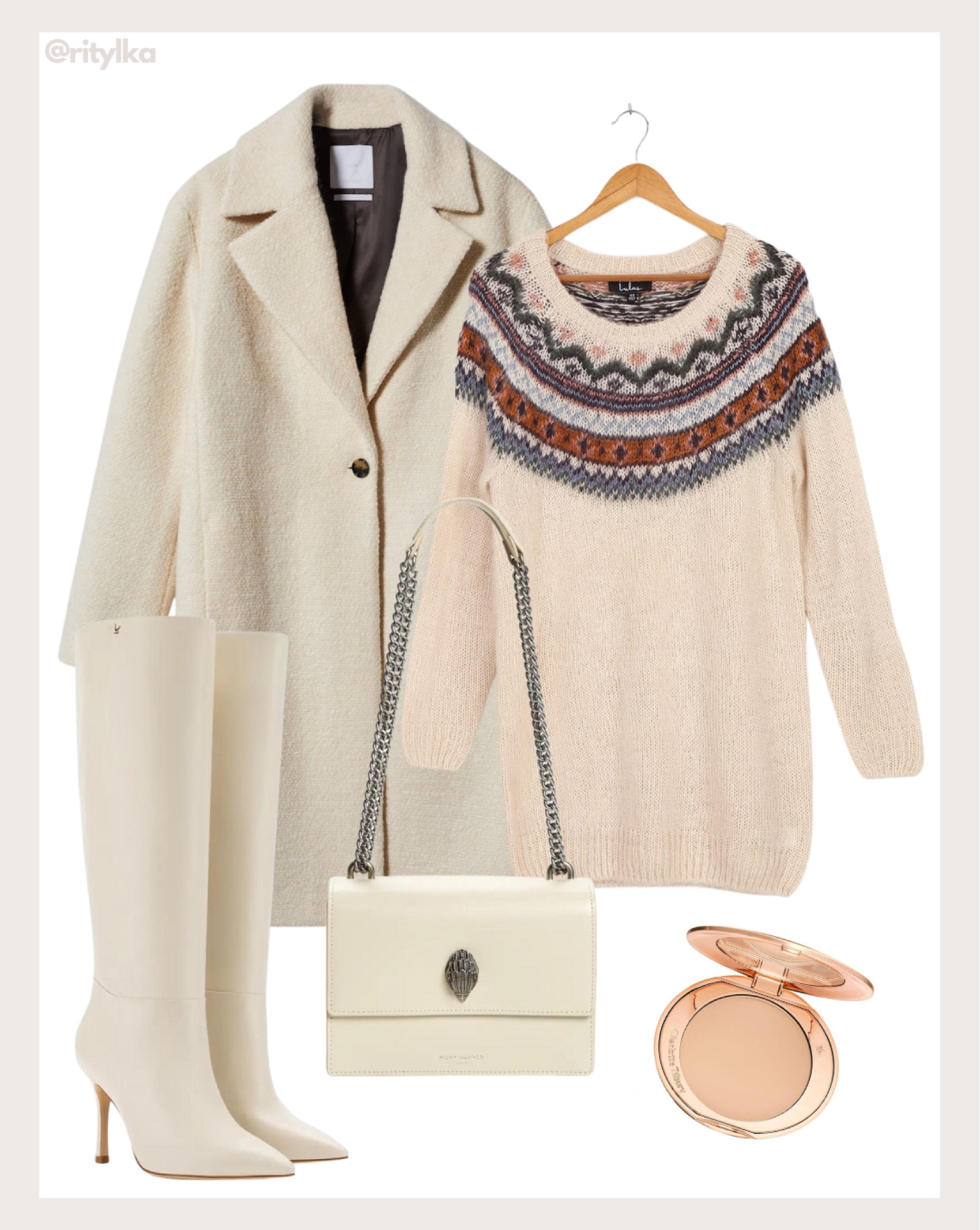 White winter outfit 

White long coat
Winter coat
Sweater dress
White boots
White bag

#winteroutfit #wintercoat #mangooutfit #workwear #sweaterdress

#LTKworkwear #LTKSeasonal #LTKHoliday