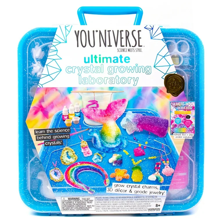 YOUniverse Ultimate Crystal Growing Lab, Science Kit, Boys and Girls, Child, Ages 8+ | Walmart (US)