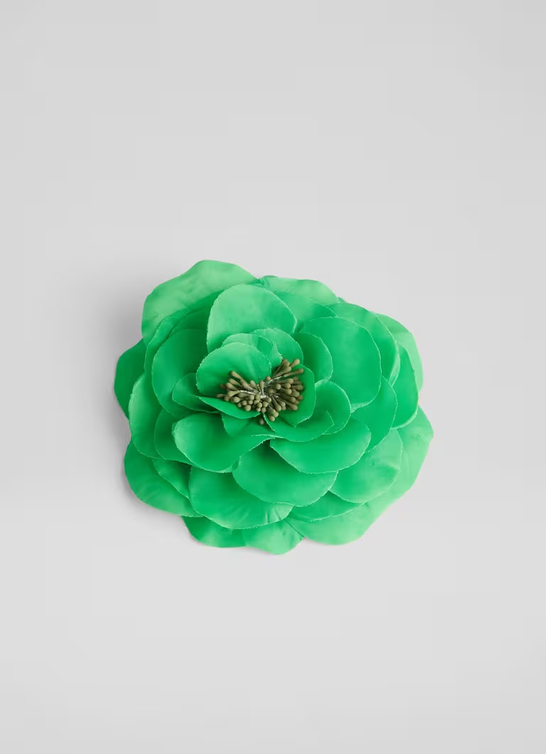 Rosette Green Chiffon Corsage | L.K. Bennett (UK)