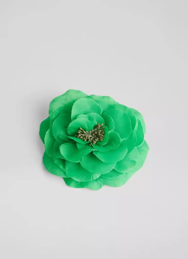 Rosette Green Chiffon Corsage | L.K. Bennett (UK)