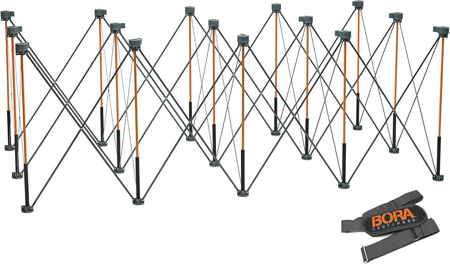 BORA Centipede CT15 36 inch Tall Portable Folding Workstand With Carry Strap, Collapsible Workben... | Amazon (US)