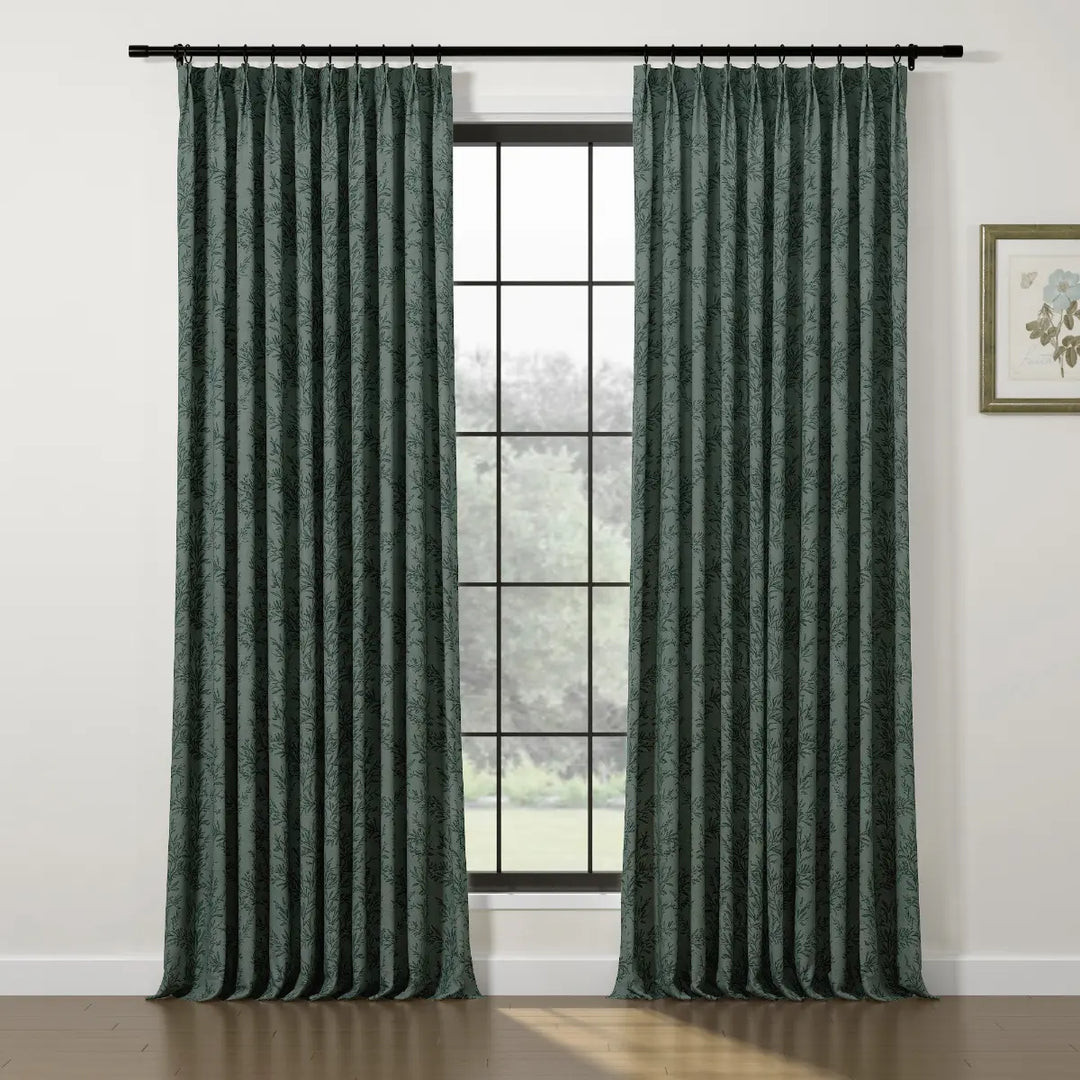 Sara Le Print Linen Drapery Pleated | TWOPAGES