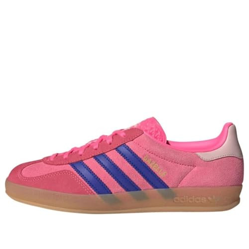 adidas Gazelle Indoor Women's Shoes, Lucid Pink/Clear Pink/Gum, Size 6.5 | Amazon (US)