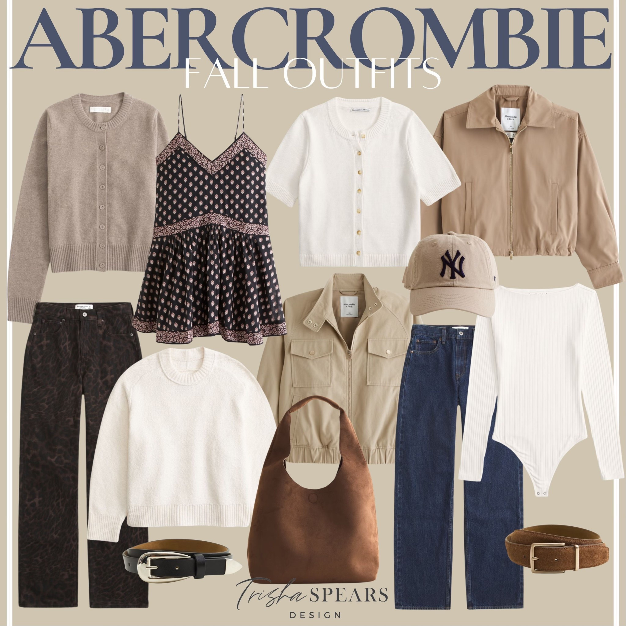 Fall Outfits from Abercrombie!
Abercrombie Fall / Abercrombie Sale / Abercrombie Denim / Knit Sweaters / Midi Dresses with Boots / Linen Blazers / Denim Jackets / Neutral Cardigans  / Button-Up Shirts / Layered Tank Tops / Ankle Booties / High-Waisted Jeans / Utility Jackets / Ribbed Knit Tops / Lightweight Trench Coats / Cotton Turtlenecks / Neutral Jumpsuits / Leather Crossbody Bags / Felt Hats / Wide-Leg Trousers / Knit Midi Skirts / Oversized Flannel Shirts / Neutral Loafers / Slip Dresses with Layers / Lightweight Scarves / Earth-Tone Accessories / Transitional Matching Sets / Sheer Sweaters / Ballet Flats / Brown Handbags / Woven Belts / Neutral Mules / Gold Jewelry / Oversized Sweaters / Fall Accessories /  

 

