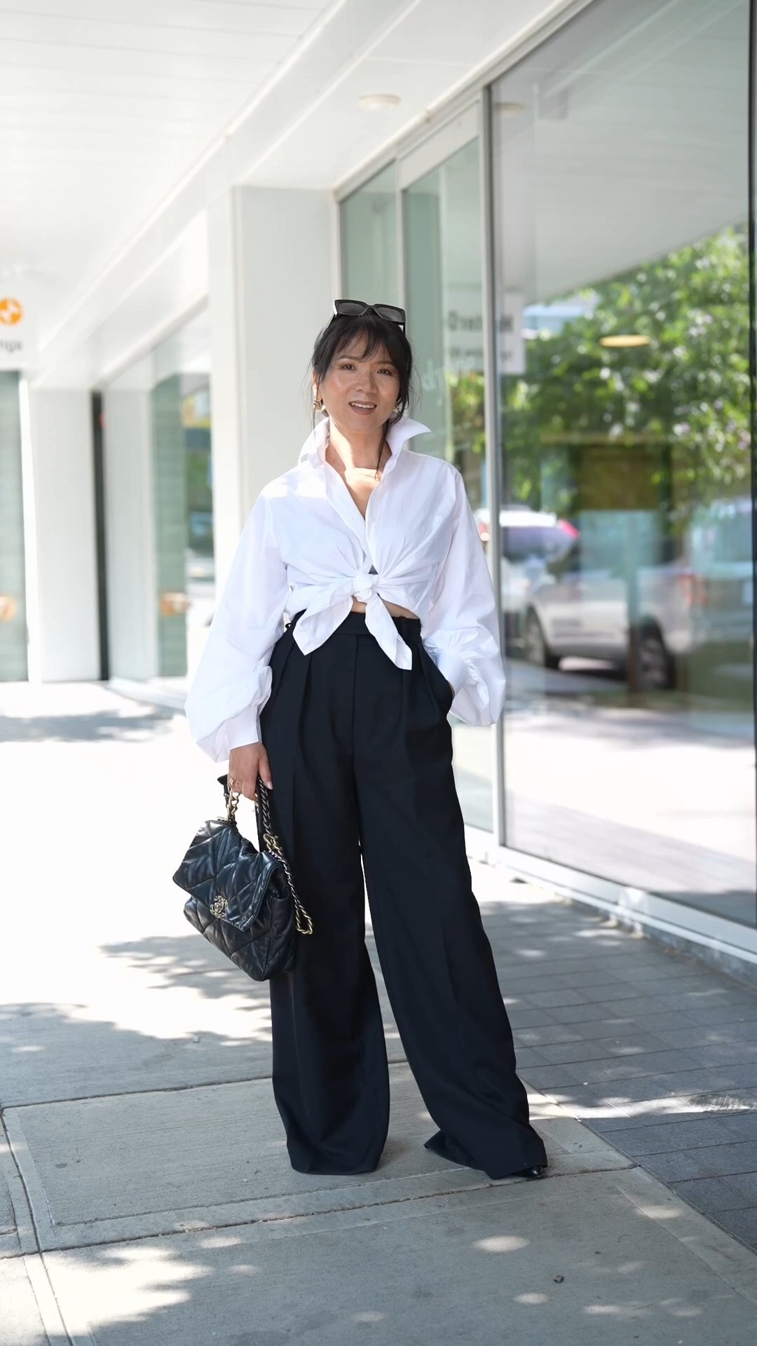 A bunch outfits I put together with class white shirt and high-waisted black pants !! 

#brunchoutfit #blackandwhite

#LTKTall #LTKSaleAlert #LTKPetite