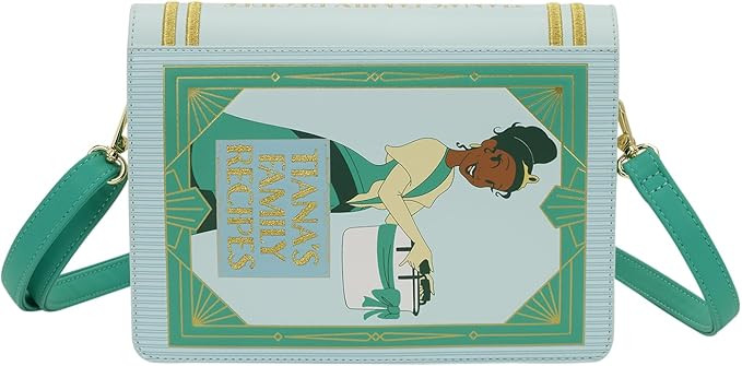 Disney Princess and The Frog Princess Tiana Recipe Book Crossbody Bag | Amazon (US)