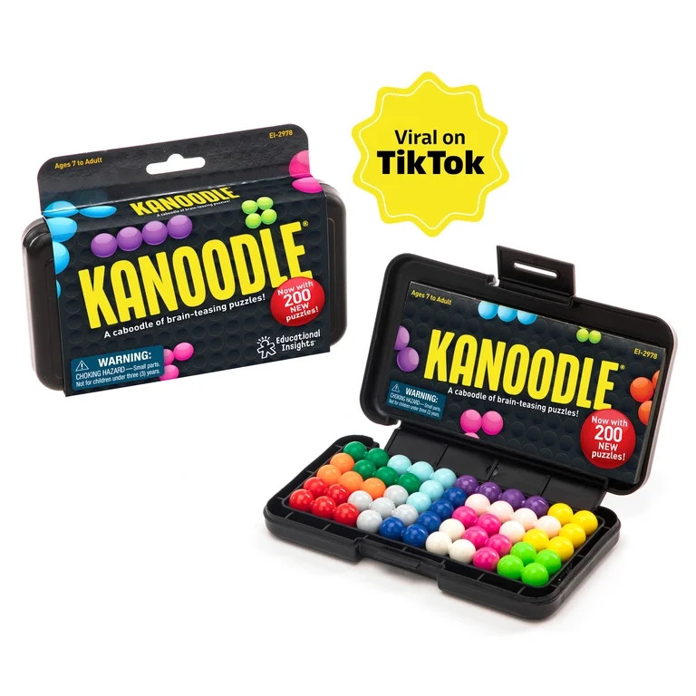 Educational Insights Kanoodle 3-D Brain Teaser Puzzle Game, 200 Challenges, 12 Pieces, Ages 7+ | Walmart (US)