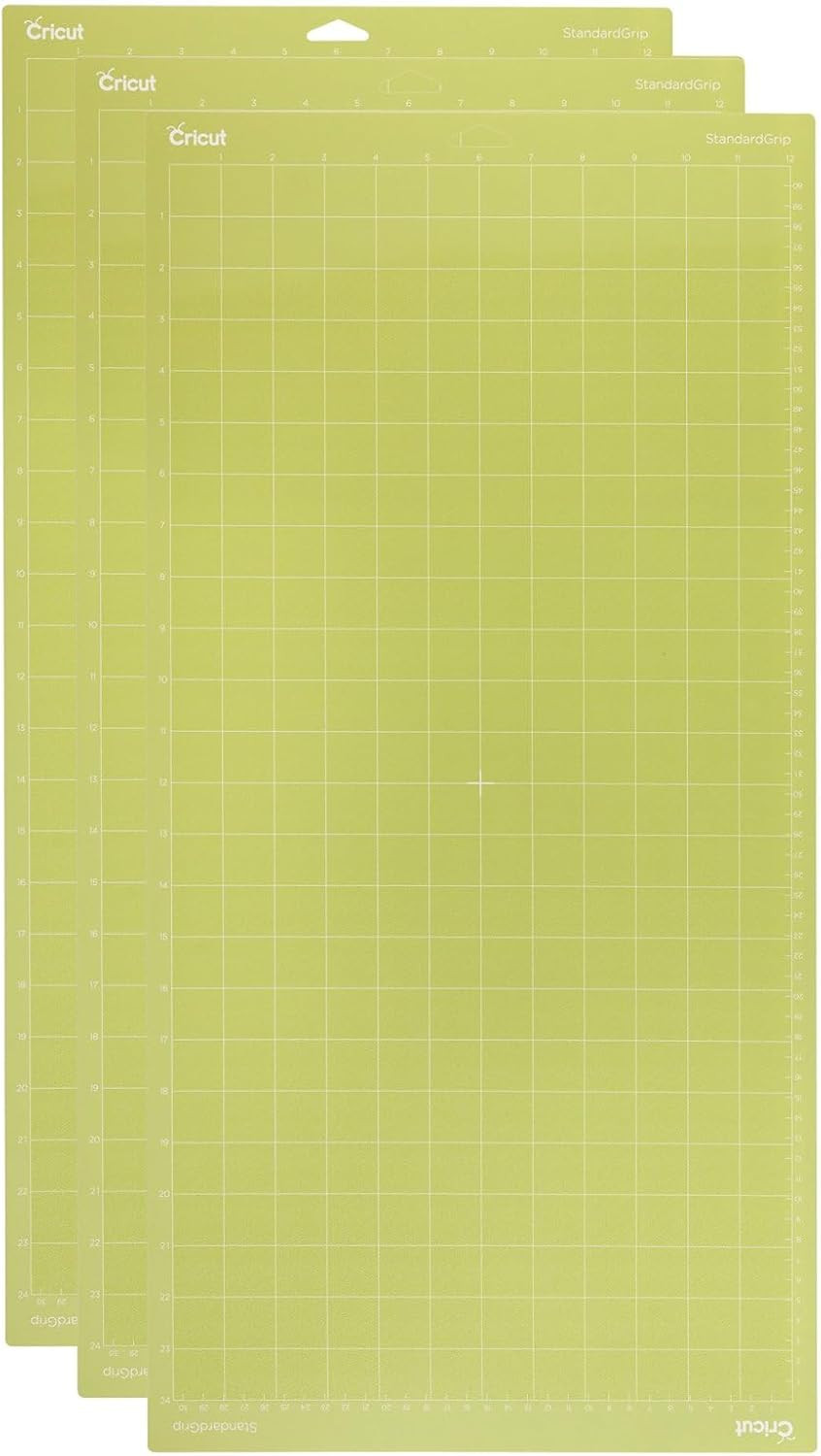 Cricut StandardGrip Machine Mats 12in x 24in, Reusable Cutting Mats for Crafts with Protective Fi... | Amazon (US)