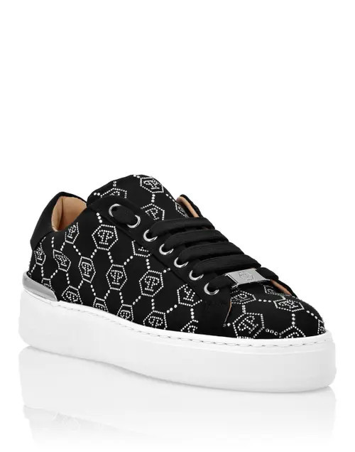 PHILIPP PLEIN Low-Top Sneakers Monogram Women in Black at Nordstrom, Size 35 | Nordstrom