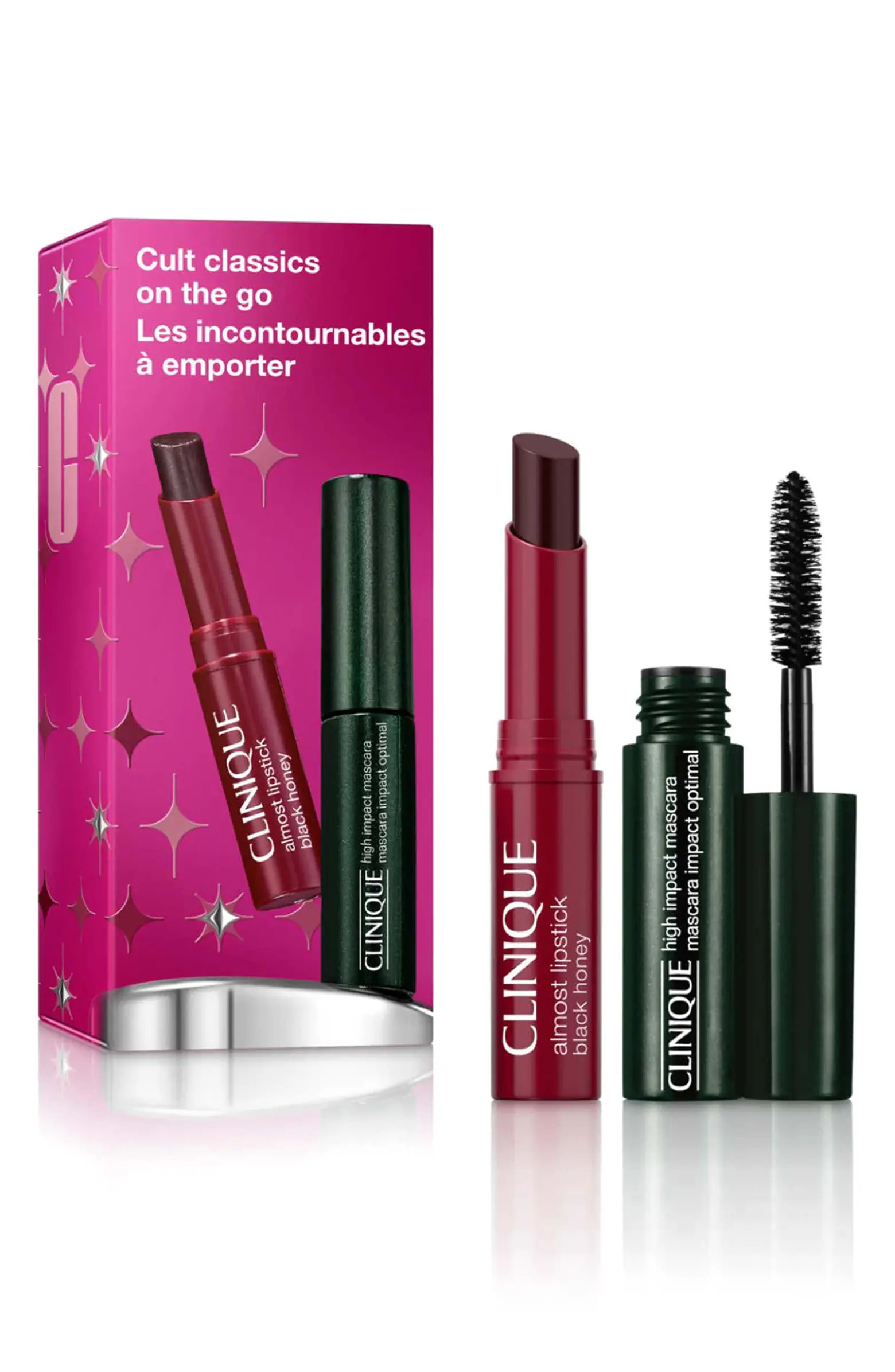 Cult Classics on the Go: High Impact Mascara + Black Honey Lip Mini Gift Set $29 Value | Nordstrom