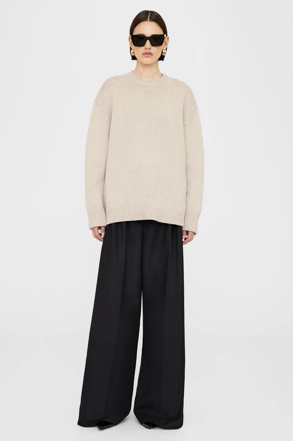 Rosie Sweater - Oatmeal | Anine Bing