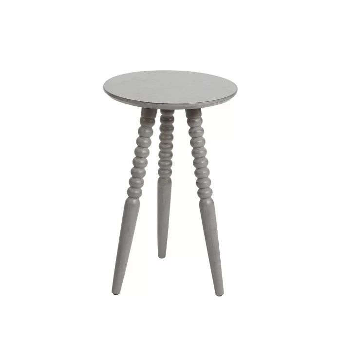 Round Accent Table with Turned Legs - Silverwood | Target