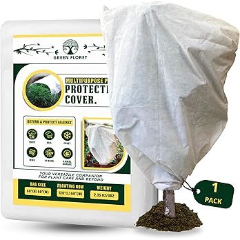 GREEN FLORET Outdoor Plant Covers for Winter Freeze Protection, Frost Cloths for Outdoor Plants w... | Amazon (US)