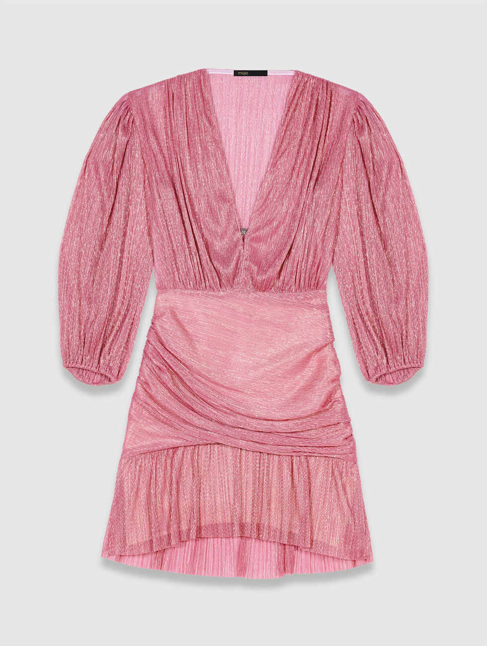 Short lamé dress | Maje US | Maje US