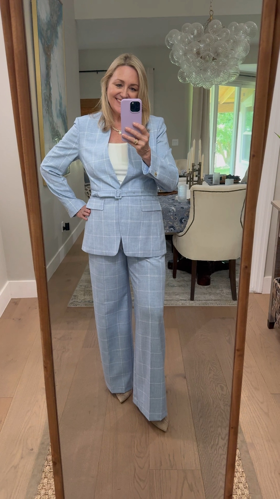 Summer suit, work outfit, wide leg pants and blazer

#LTKootd #LTKWorkwear #LTKSeasonal