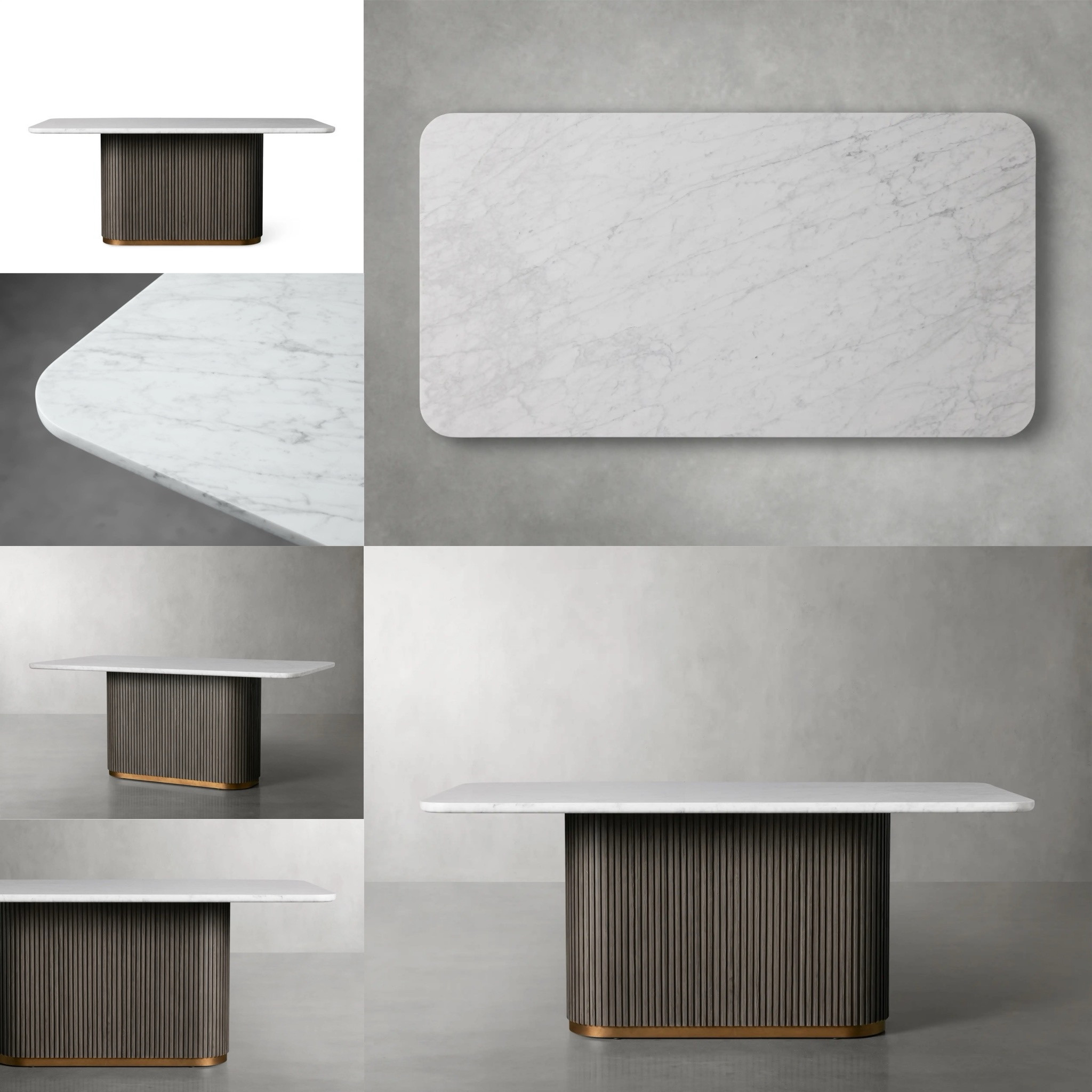 Arhaus’ Black Friday event starts now. Don’t miss the great opportunity to save big on the heirloom quality pieces that you will be so happy to own and enjoy years after years with the loved ones just like this stunning reeded base dining table— hand crafted from pine and oak veneer with a protective coating on the surface of the wood finishes. The  Carrara marble top is chic while the light brass finish accent on the base  elevates the look with a touch of glam. #diningtable #blackfriday

#LTKCyberWeek #LTKHome #LTKSaleAlert