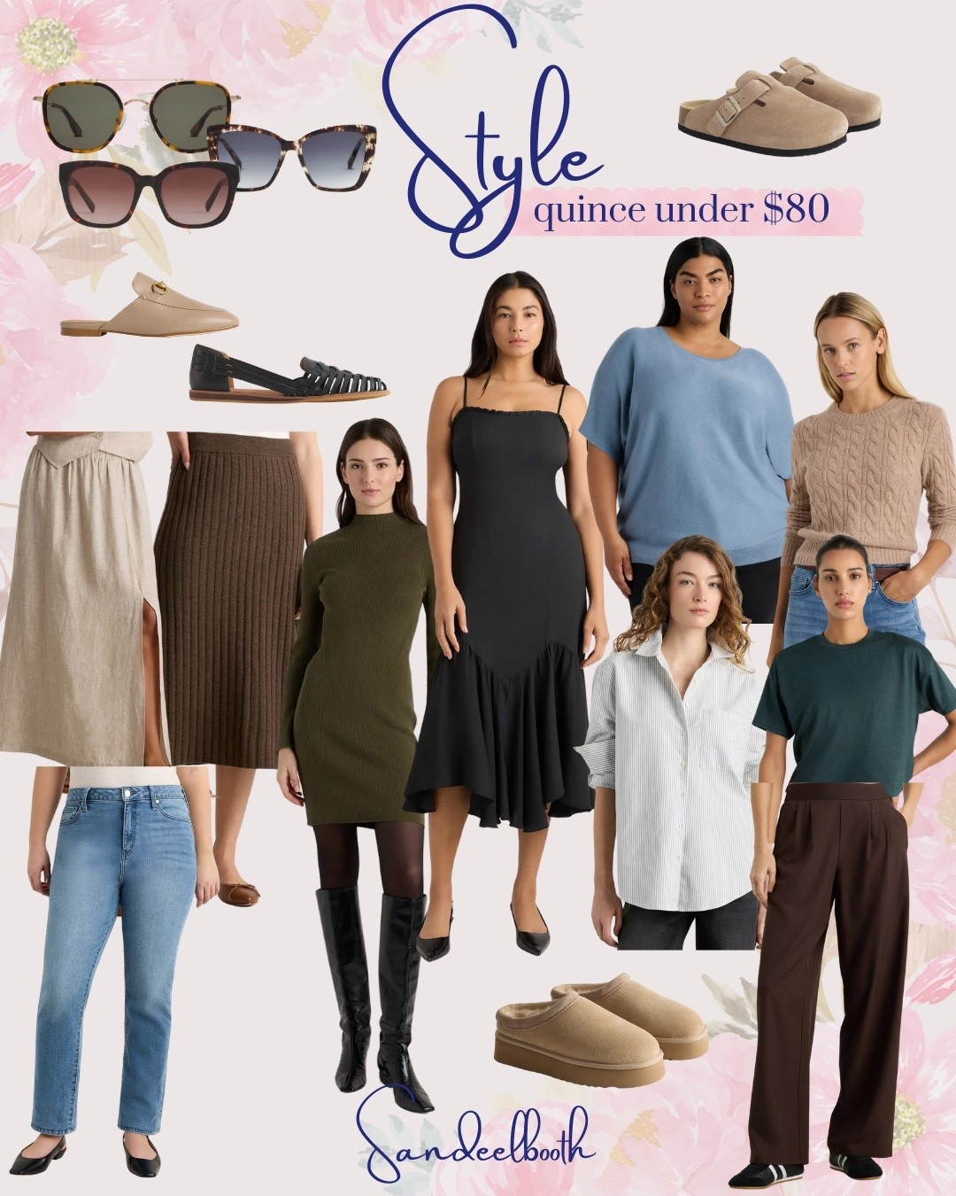 If you’re building a capsule wardrobe with elevated basics that actually hold up, this Quince under $80 roundup is one I genuinely stand behind.

I personally own the leather huarache sandals, the Australian shearling clogs, the linen midi skirt, and the curvy stretch jeans — and every single piece delivers on quality, comfort, and wearability. These are the kinds of staples that get better with time, not trend-driven items you replace next season.

Quince does timeless really well:
✔️ breathable linen skirts that don’t wrinkle the second you sit down
✔️ soft, structured denim with stretch (yes, the curvy fit is chef’s kiss)
✔️ leather shoes that are walkable, supportive, and don’t need a painful break-in
✔️ elevated basics that mix effortlessly with what you already own

Whether you’re dressing for real life, travel days, school drop-off, casual workwear, or everyday mom style, these pieces are easy to style year-round and work across seasons.

Saving you time and money with high-quality women’s clothing under $80 — because affordable fashion should still feel intentional, comfortable, and well-made.

👉 All items are linked here and true to size from my experience.

#LTKFindsUnder100 #LTKMidsize #LTKWorkwear