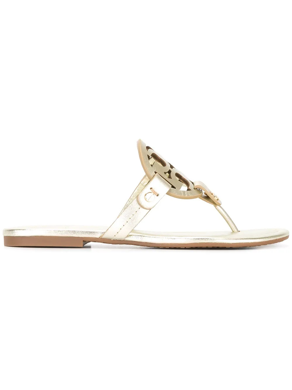 Tory Burch Miller sandals - Metallic | FarFetch US