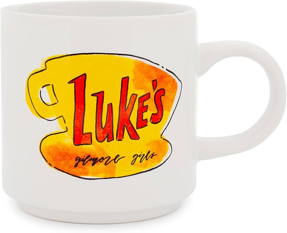 Gilmore Girls Luke's Diner Single Stackable Ceramic Mug | Coffee Cup For Espresso, Tea, Cocoa | H... | Amazon (US)