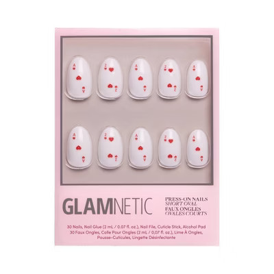 Glamnetics Ace of Hearts Fake Nails | Target