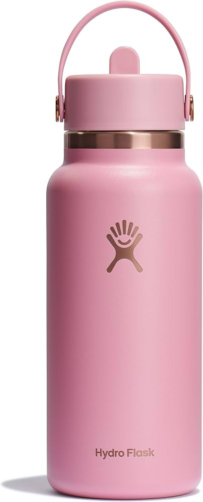HYDRO FLASK Wide Mouth vacuum insulated stainless steel water bottle with leakproof closeable str... | Amazon (US)