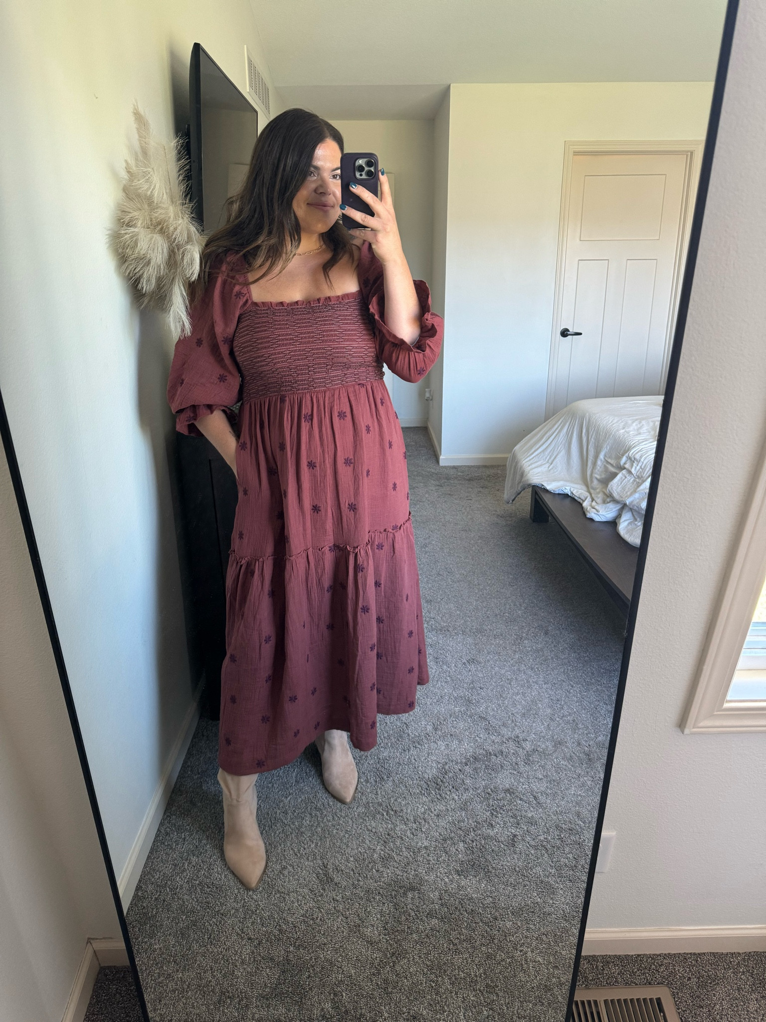

Free People inspired fall dress from Amazon. I have this dress in four colors now it’s one of my favorites and it fits us girls with tummies so well. I get a size large and it has tons of stretch in it as well as pockets  

Fall Dress, teacher dress, wedding guest dress, midsize, family photos  #ltkfindsunder50 #ltkstyletip #ltkmidsize