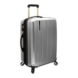 Traveler's Choice Rochester Silver Polycarbonate 25-inch Hardside Spinner Suitcase | Bed Bath & Beyond