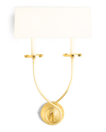 20in Symmetric Twist Double Sconce | TJ Maxx