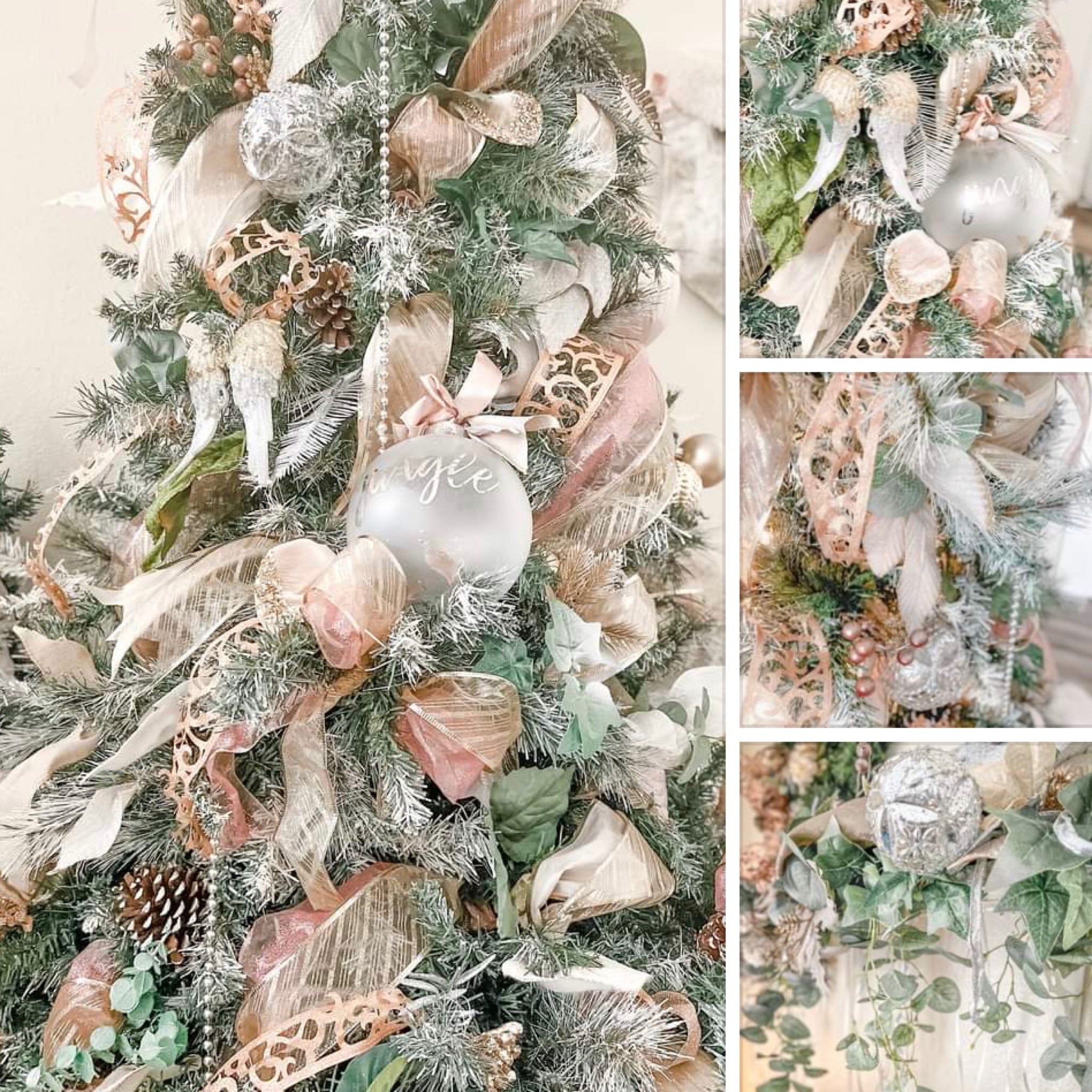 Discover Rose Gold Wired Ribbon Finds!  

#LTKunder100 #LTKHoliday #LTKhome