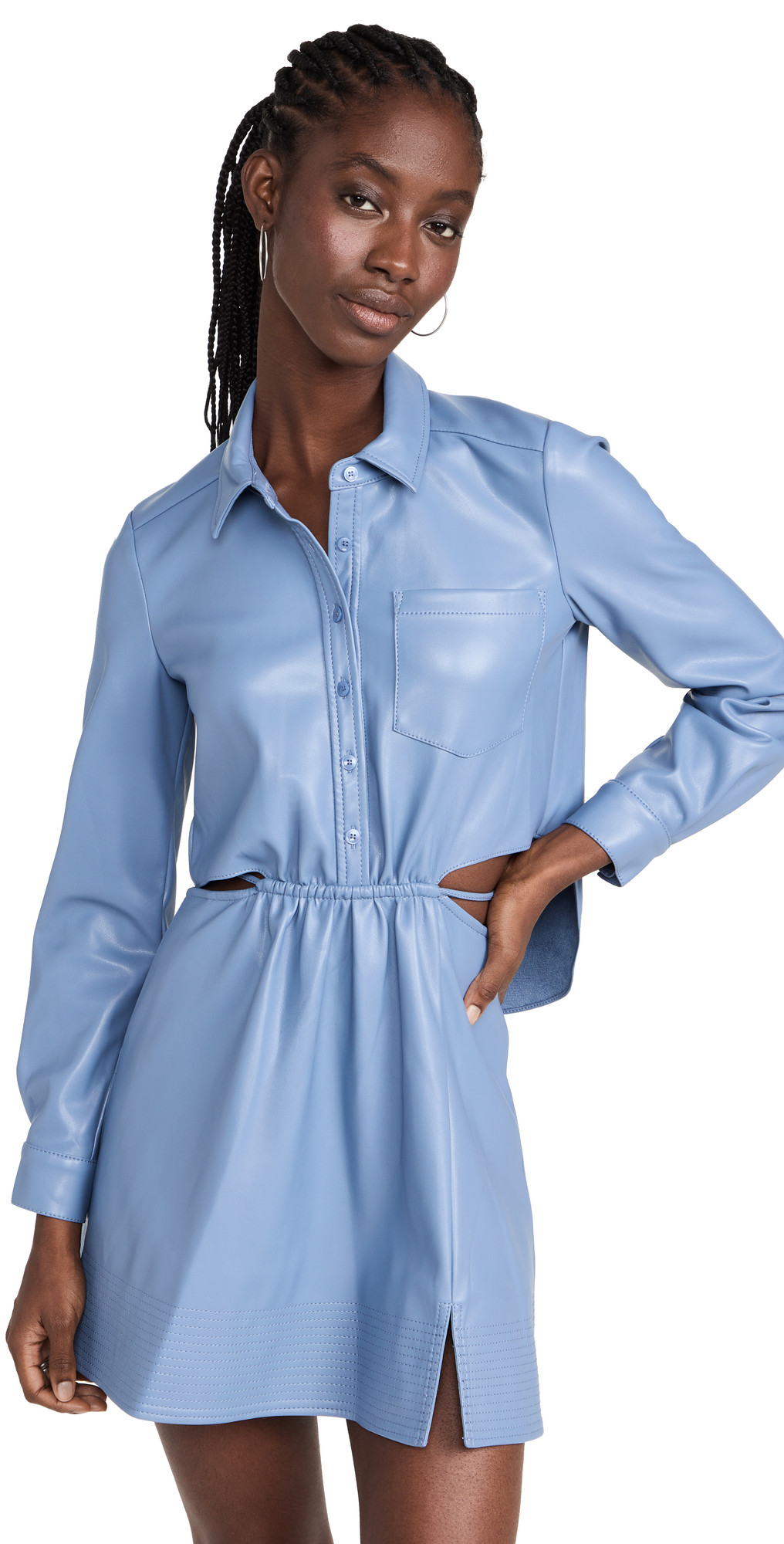 Jonathan Simkhai Shaelyn Vegan Leather Mini Dress | SHOPBOP | Shopbop