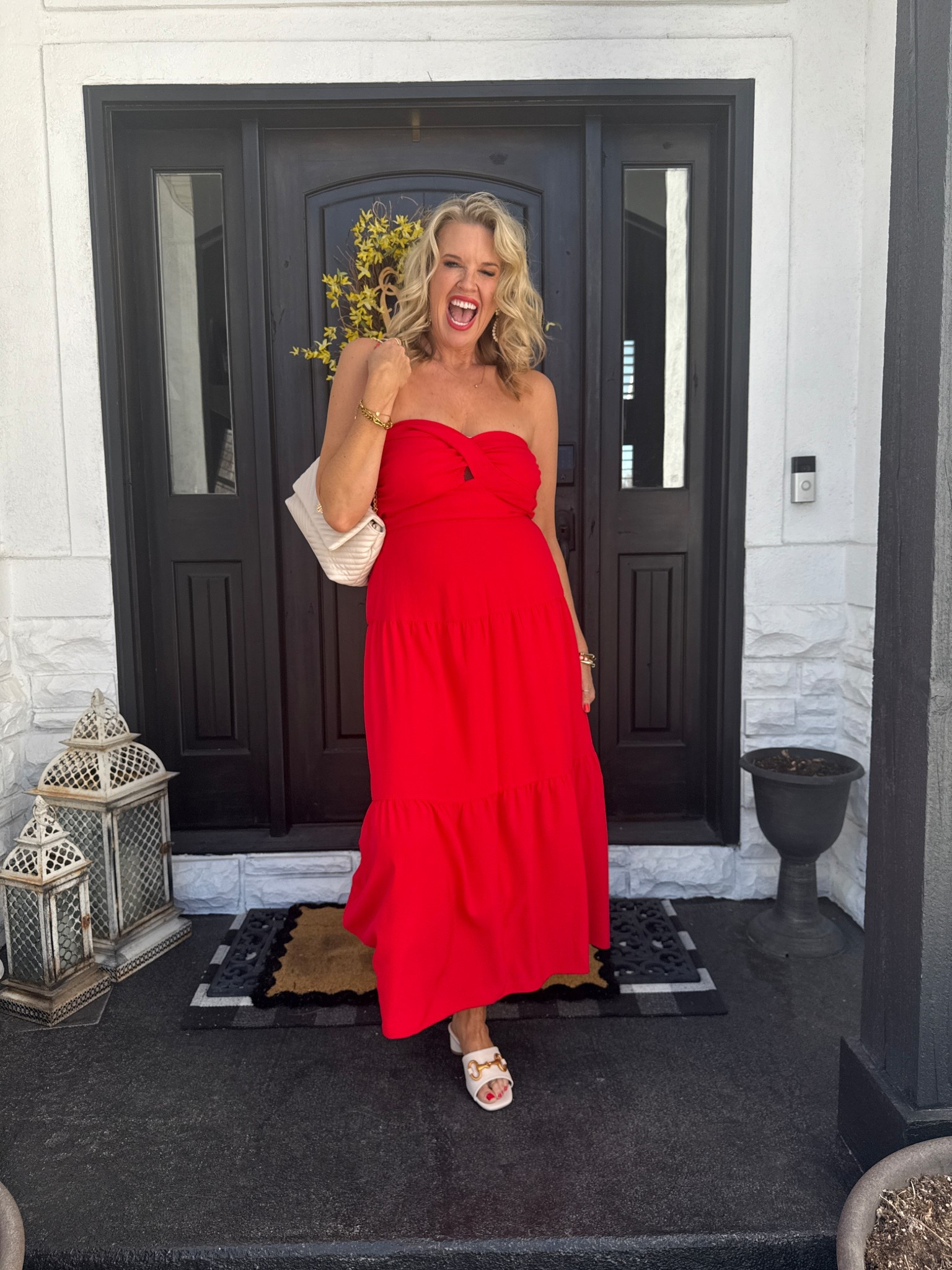 Amazon Date night outfit
Over 50 style..

The red❤️ tiered strapless dress under $30 fits tts 

Amazon sandals with horse bit detail  and block heel tts  and so affordable 

Caroline Hill quilted dag 

#LTKOver40 #LTKStyleTip #LTKFindsUnder50