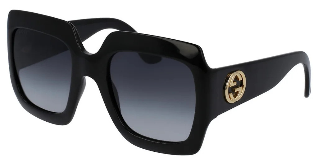 Gucci Oversize Black Square Sunglasses | Walmart (US)