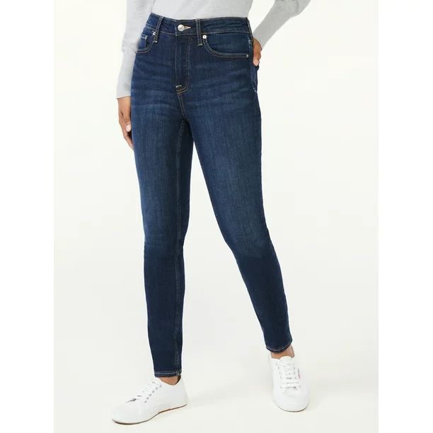 Free Assembly Women's High Rise Skinny Jeans | Walmart (US)