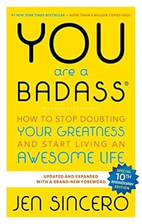 You Are a Badass: How to Stop Doubting Your Greatness and Start Living an Awesome Life     Paperb... | Amazon (US)