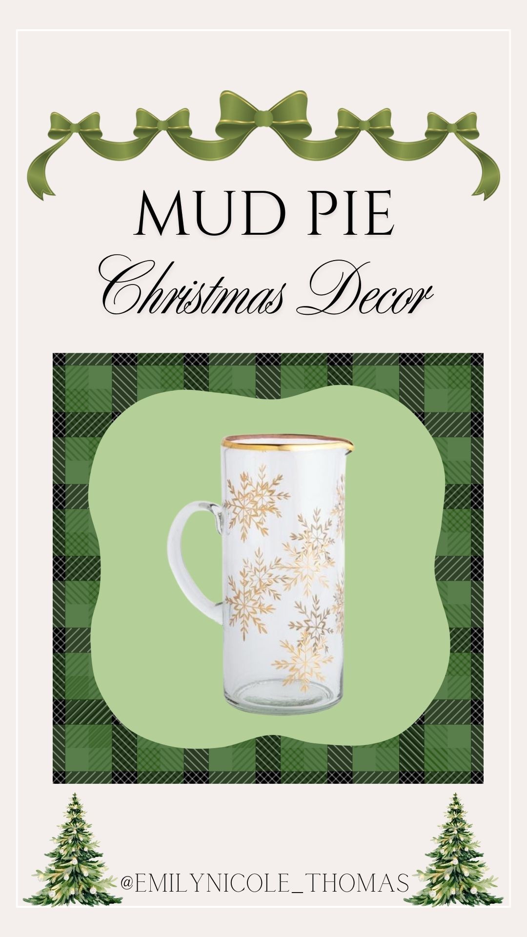Gold Snowflake Pitcher

Mud Pie, Christmas decor, Christmas serving items, Christmas party, Christmas tablescape, Christmas gifts, gifts for her, gifts for mom, gifts for hostess 

#LTKHoliday #LTKGiftGuide #LTKHome