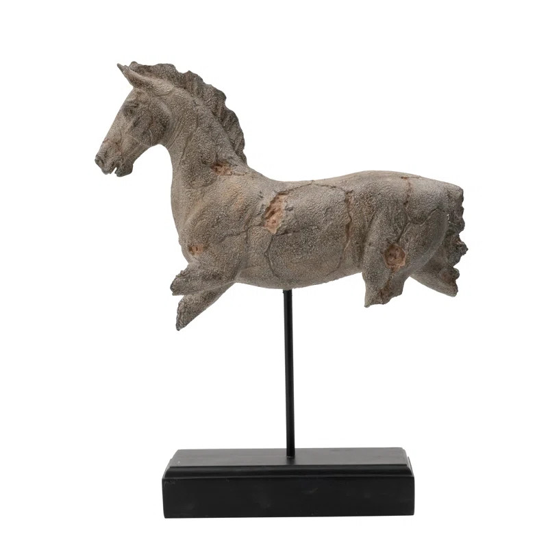 Lionel Horse Statue on Stand | Wayfair Professional