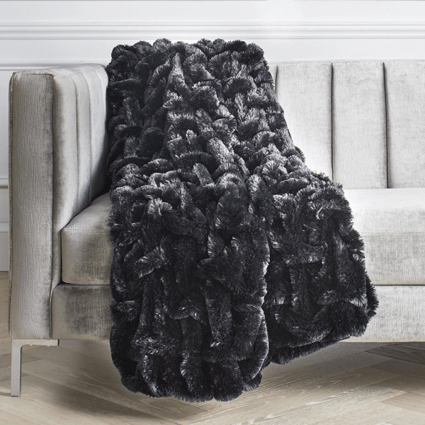 Oslo Throw - Black | Z Gallerie