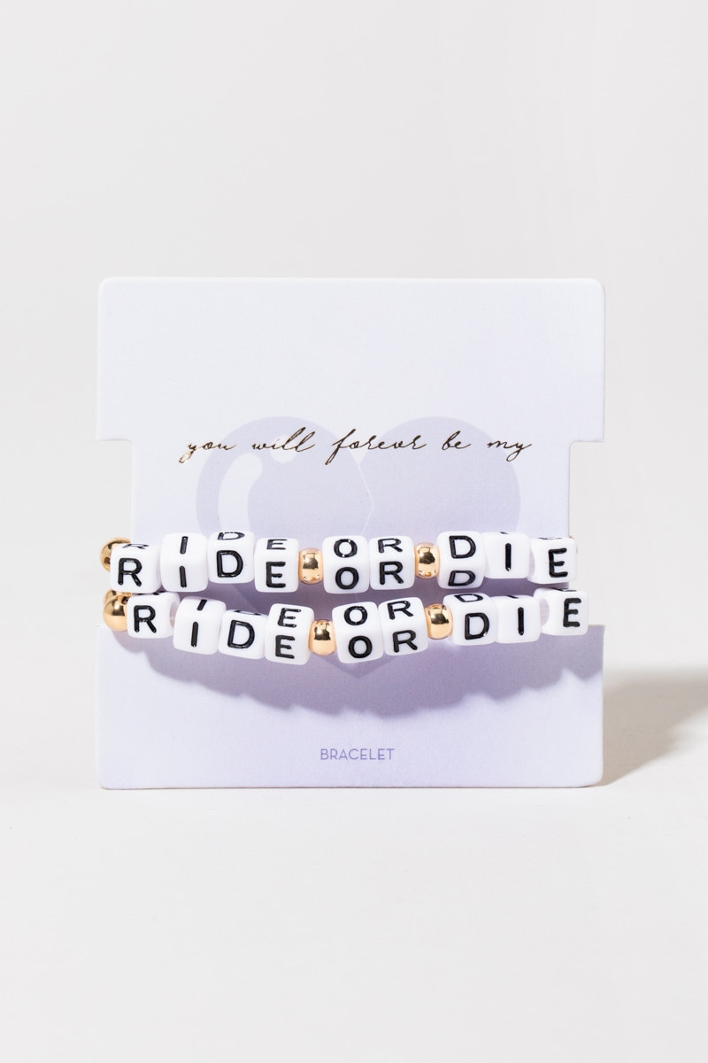 Simone Ride Or Die Bracelet | Francesca's