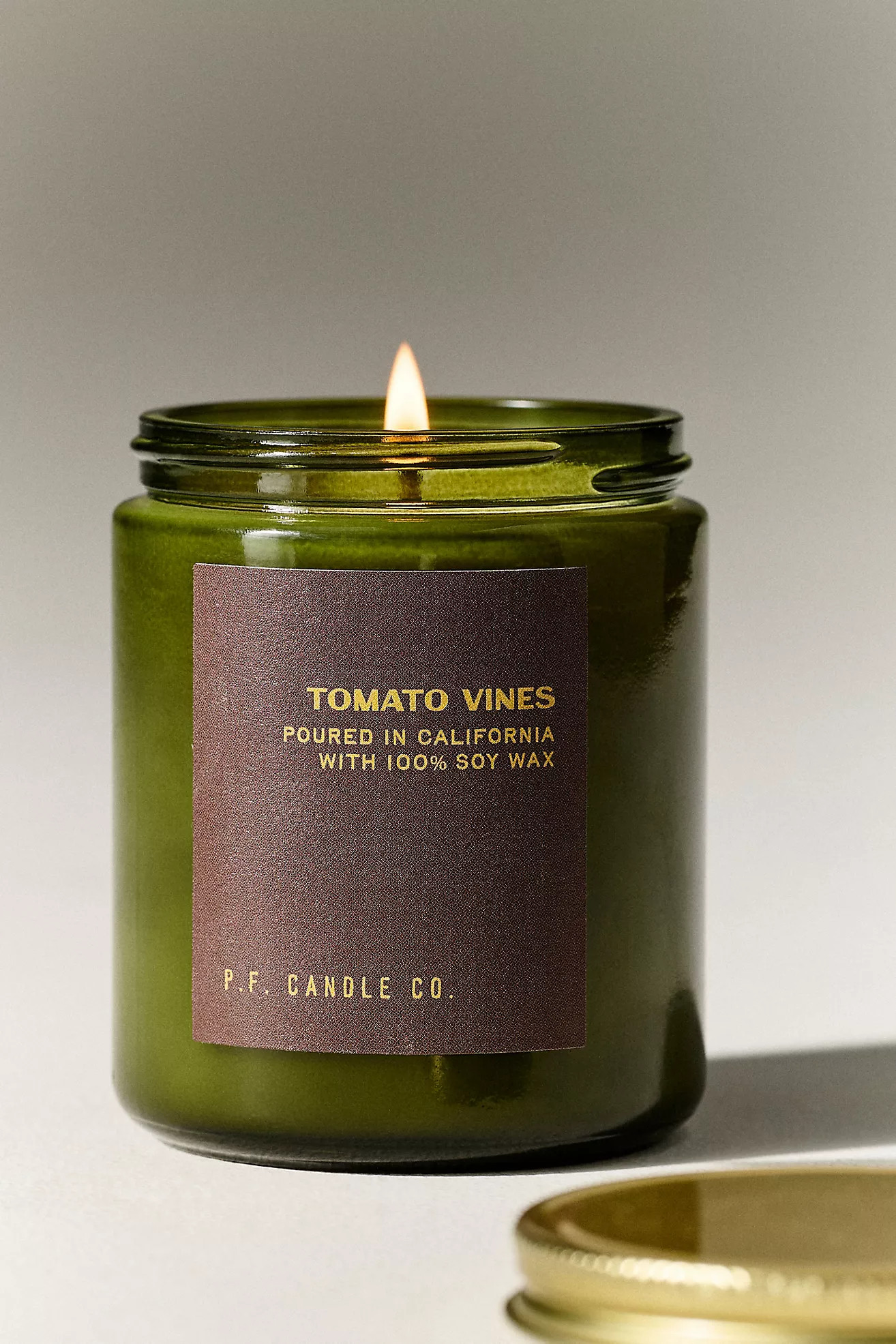 P.F. Candle Co. Fresh Tomato Vines Lidded Glass Candle | Anthropologie (US)